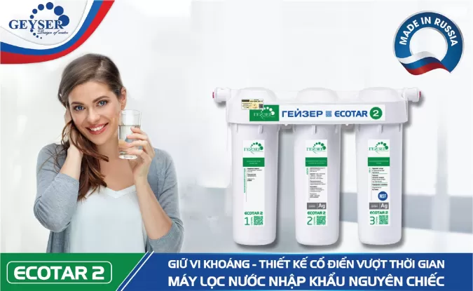 Máy lọc nước công nghệ Nano - Geyser Ecotar